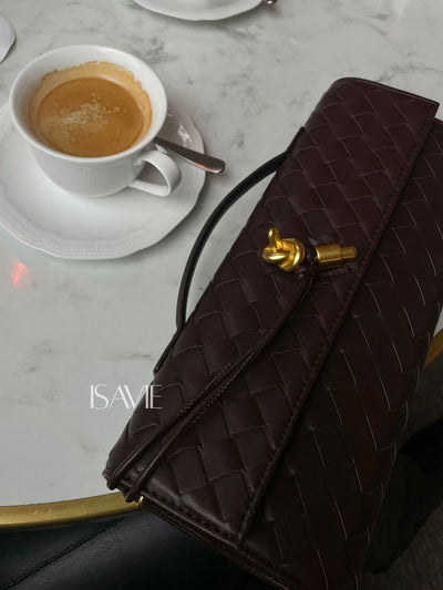 Sara Woven Clutch