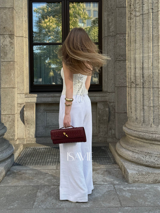 Sara Woven Clutch