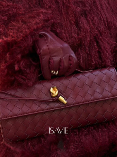 Sara Woven Clutch