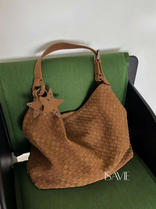 Helen Suede Tote Bag (Fits a 16-inch laptop)