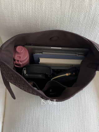 Helen Suede Tote Bag (Fits a 16-inch laptop)