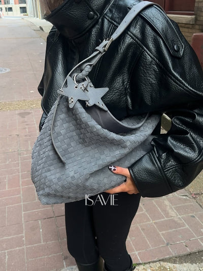 Helen Suede Tote Bag (Fits a 16-inch laptop)