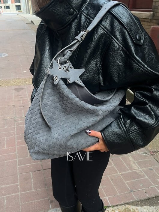 Helen Suede Tote Bag (Fits a 16-inch laptop)