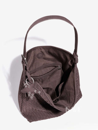Helen Suede Tote Bag (Fits a 16-inch laptop)