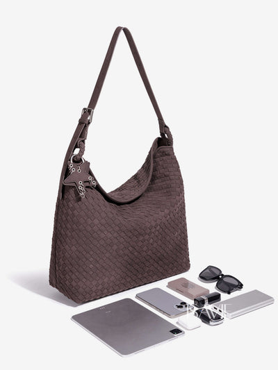Helen Suede Tote Bag (Fits a 16-inch laptop)